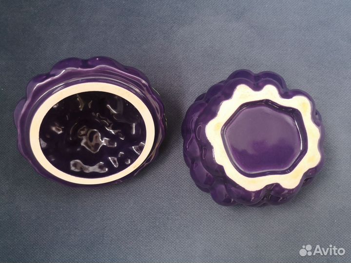 Емкость ваза для варенья конфетница с крышкой