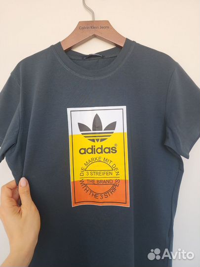 Футболка Adidas мужская Хаки