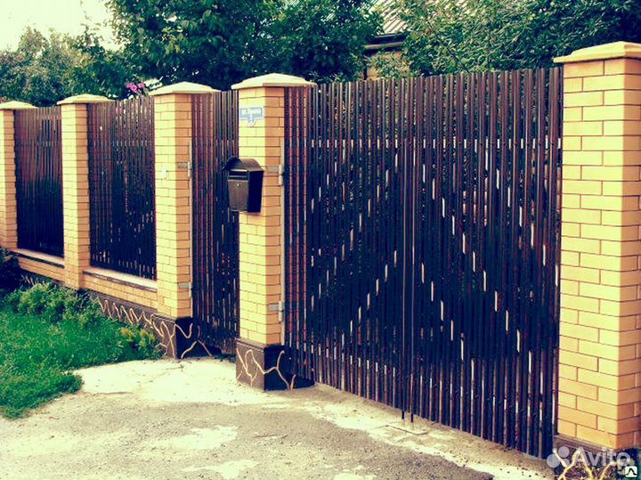 Забор из профнастила