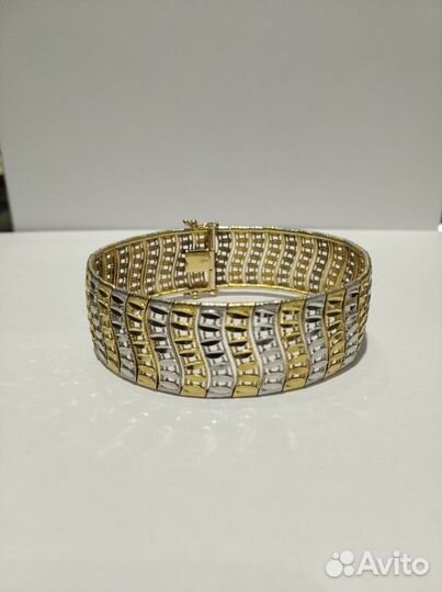 Жёсткий браслет из золота