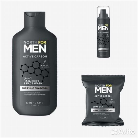 Мужской набор.Пена,мыло,средство 3 в 1