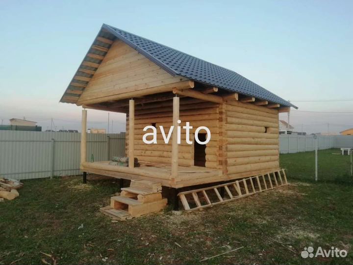Сруб для бани со сборкой