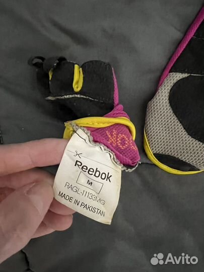 Перчатки для фитнеса reebok женские