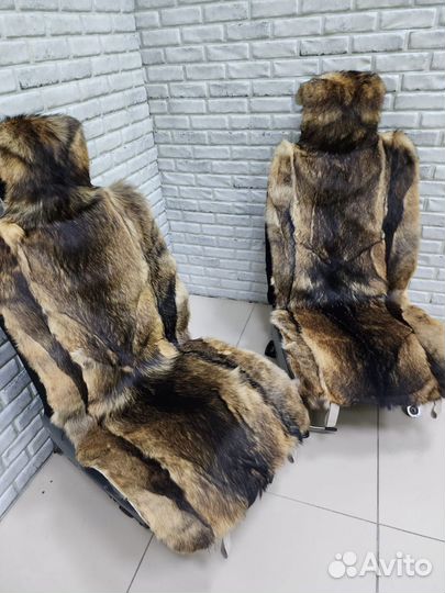 Меховые накидки из натурального волка
