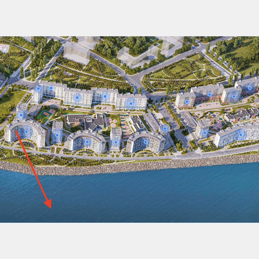 1-к. квартира, 41 м², 9/15 эт.