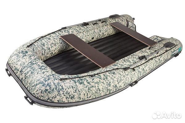 Лодка Gladiator E420S camo в кредит