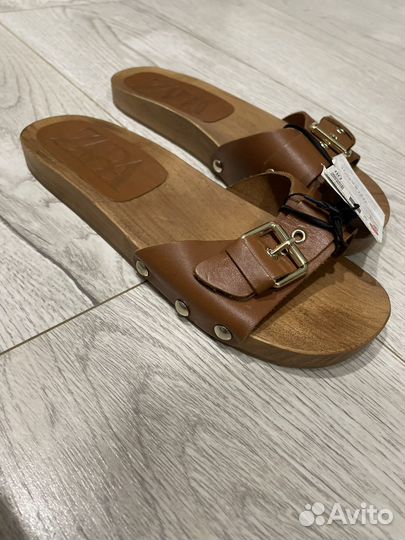 Шлепанцы zara 38