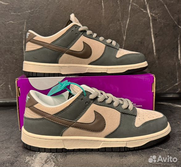 Кроссовки nike dunk low tongue-milk tea