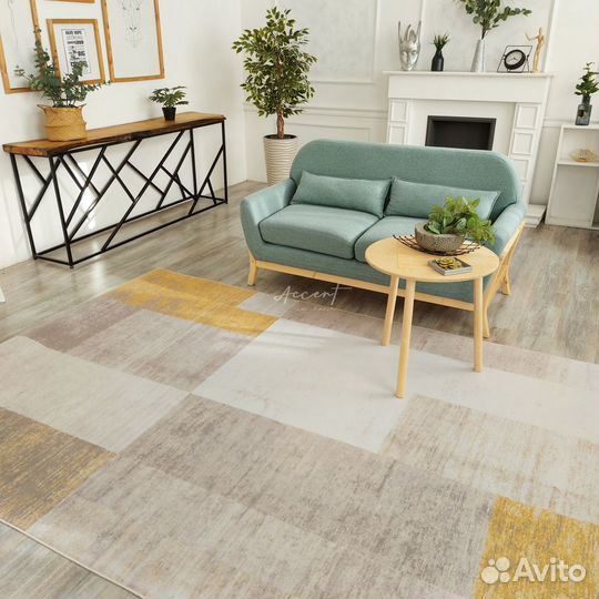 Ковер для современного интерьера. Новый, без ворса