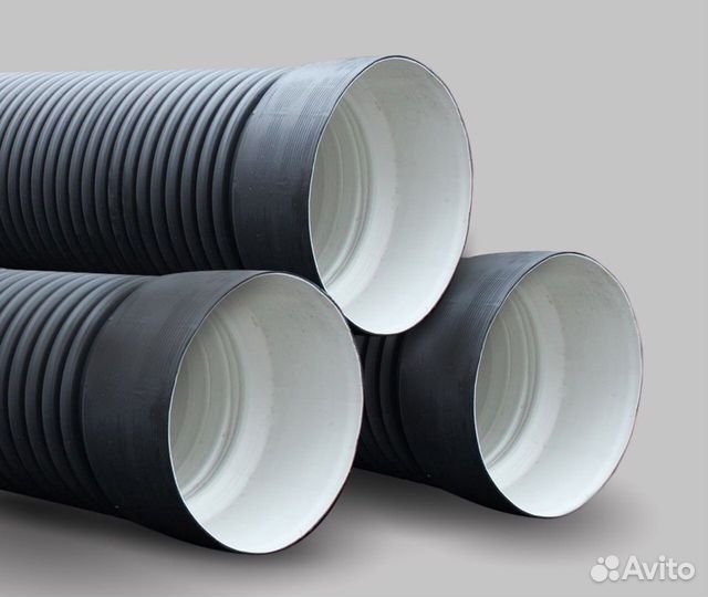 Труба гофрированная в канаву 315/276 с раструбом