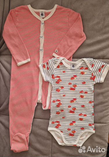 Боди и слип Petit Bateau 24 мес