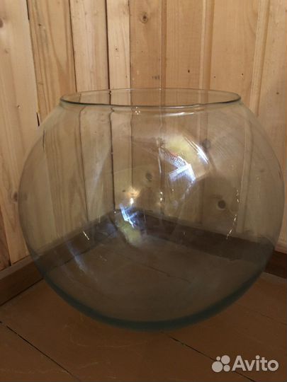 Аквариум 25 л круглый бу