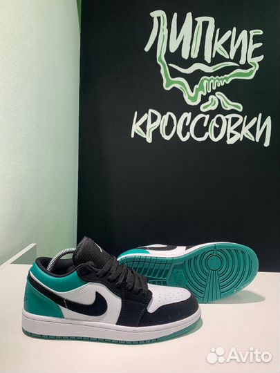 Кроссовки Air Jordan 1 Low GS Mystic Green