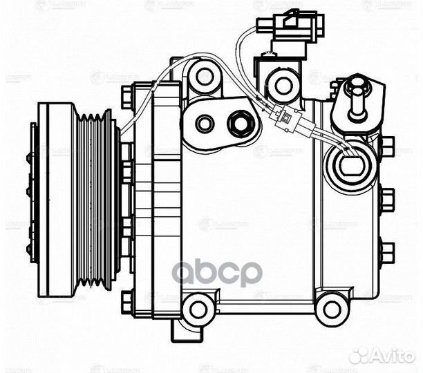 Компрессор кондиц. lcac 2479 luzar