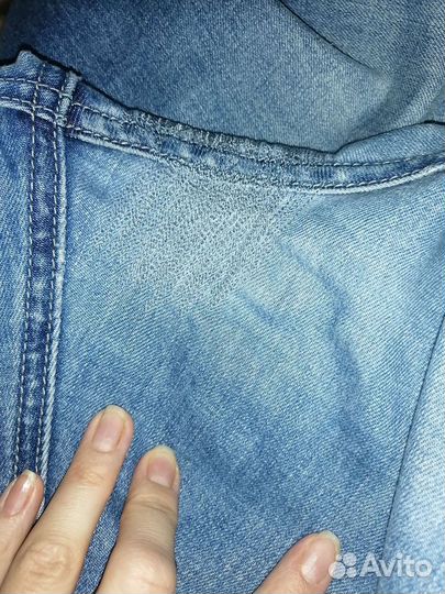 Штопка джинсов