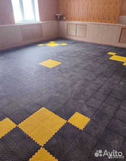 Пвх плитка для гаража