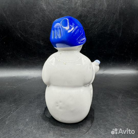 Статуэтка снеговик хоккеист вратарь дулево