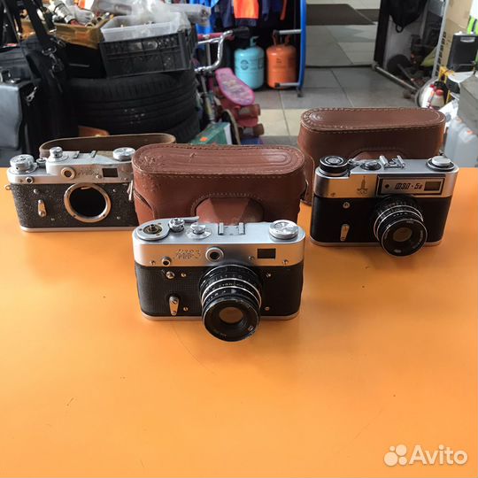 Плёночные фотоаппараты фэд в ассортименте