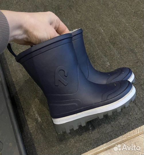 Утеплённые резиновые сапоги Reima 27