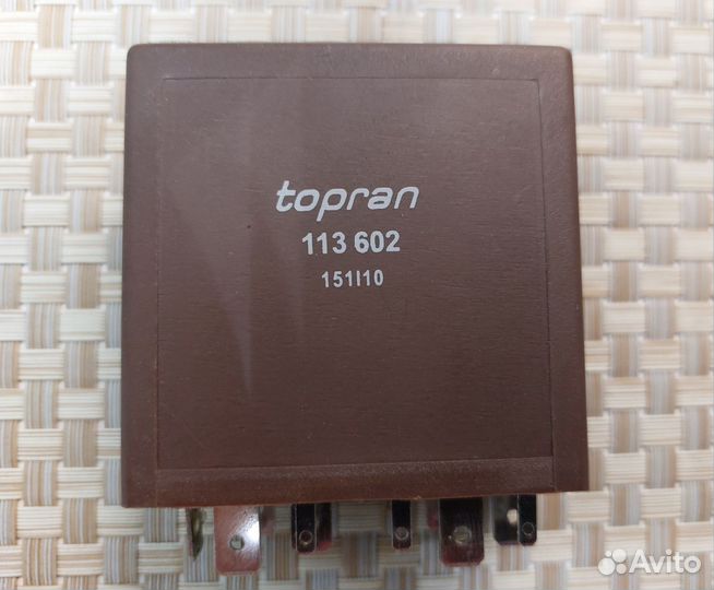 Реле стеклоочистителя VAG topran 113 602