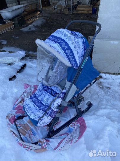 Детские санки-коляска Nika