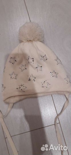 Шапка зимняя для девочки 52-54