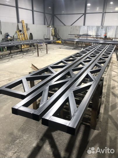 Металлические фермы для автонавеса