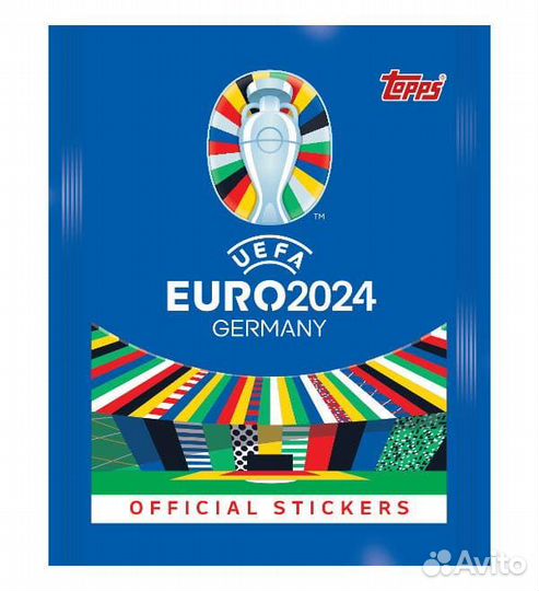 Стартовый набор Наклейки uefa Euro 2024 Topps