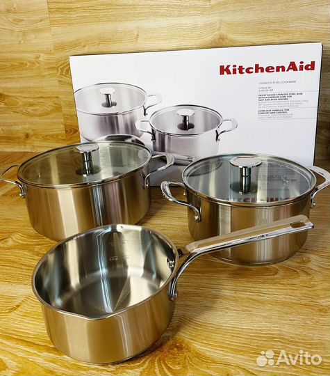 Кitchenaid набор кастрюль