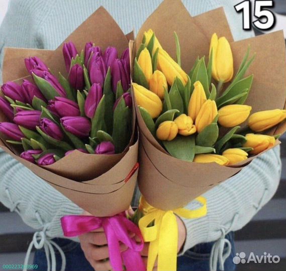 Букеты из тюльпанов (Арт.85997)