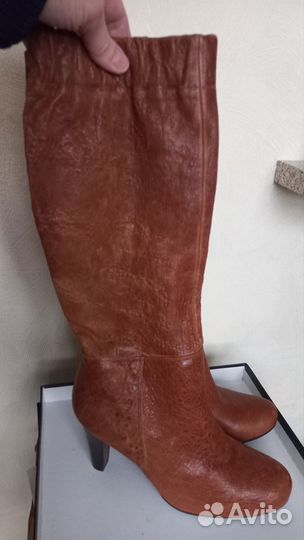 Ботильоны зимние 37 38 натуральная кожа