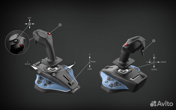 Джойстик WinWing 320