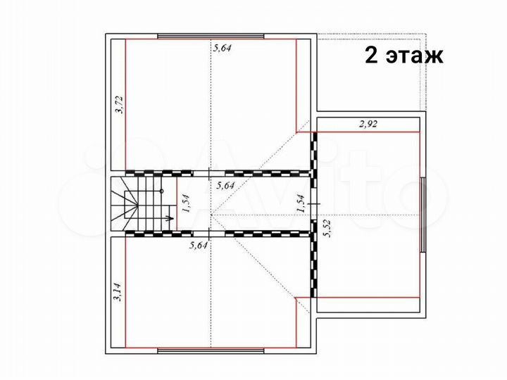 Дом 129,2 м² на участке 6,8 сот.