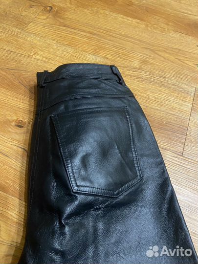 Кожаные брюки женские 44 46