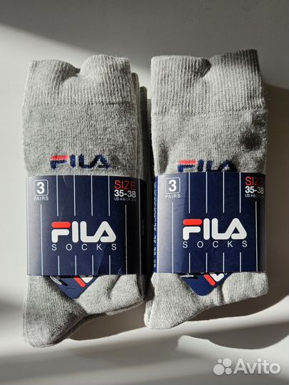 Носки Fila 3 пары 35-38 оригинал