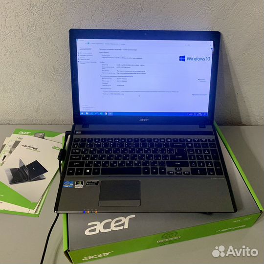Ноутбук Acer i5 8Gb SSD 240Gb