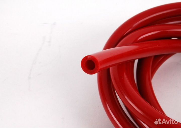 Шланг вакуумный силиконовый красный 8мм - толстост