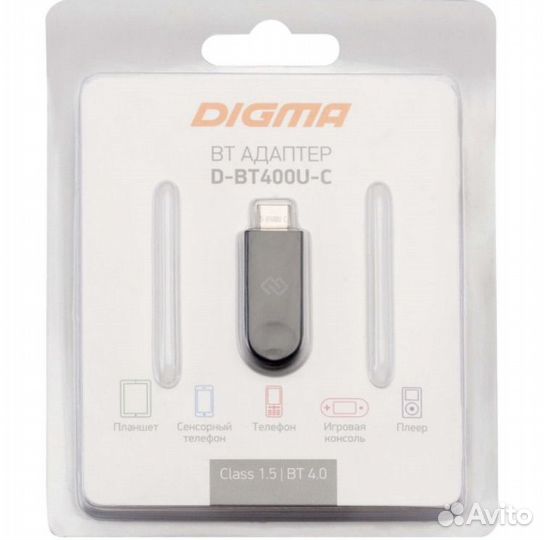 Новый Bluetooth адаптер Digma D-BT400U-C