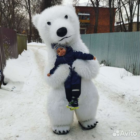 Белый мишка поздравление