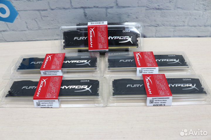 Оперативная память для пк HyperX 16Gb DDR4 2666мгц