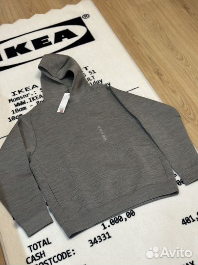 Худи Uniqlo DRY Stretch Hoodie серое