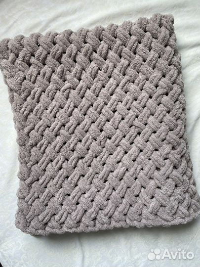 Плед детский вязаный ручная работа