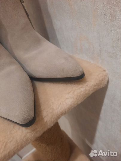 Сапоги женские натуральная замша