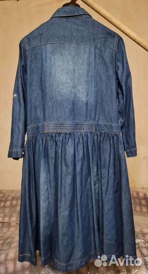 Джинсовое платье