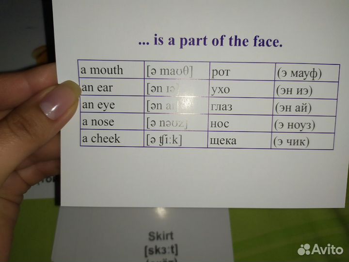 Карточки для Английского языка