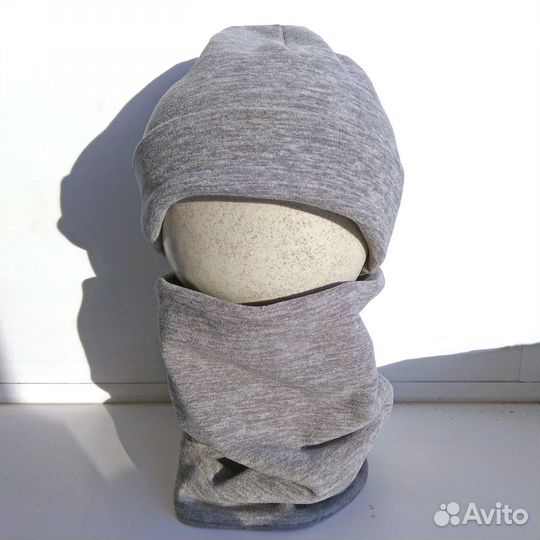 Шапка и снуд мужской