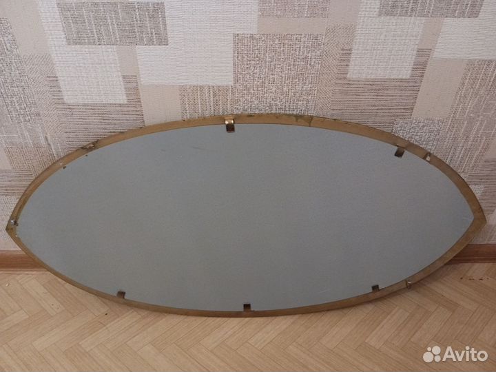 Зеркало овальное большое винтажное