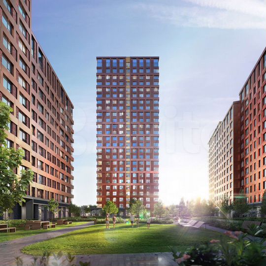 1-к. квартира, 59,6 м², 22/25 эт.