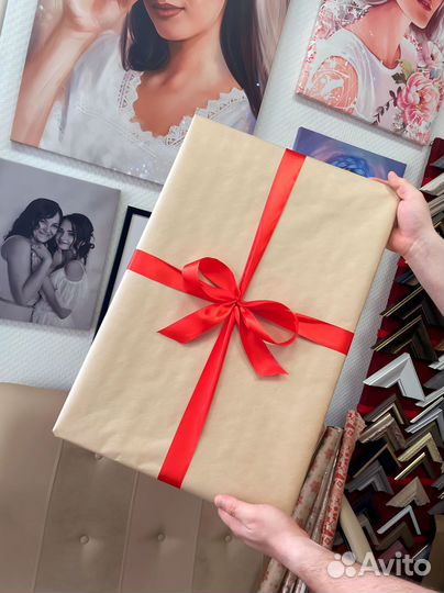 Печать фотографий и портретов по фото на холсте