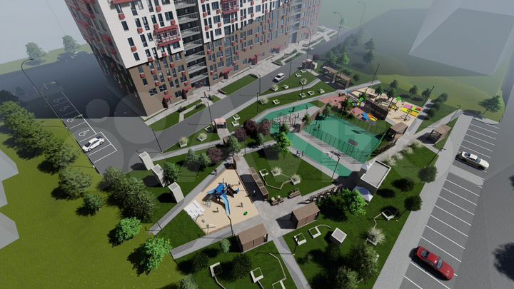 1-к. квартира, 47,1 м², 13/16 эт.